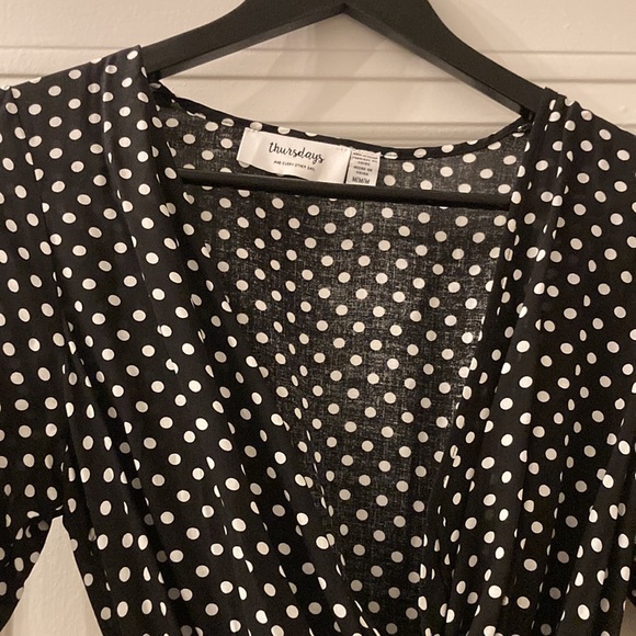 NWOT Polka Dot Mini Dress - Picture 3 of 8